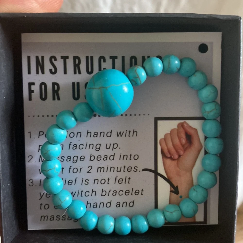 Motion/ morning sickness anti nausea bracelets - Picture 2 of 4